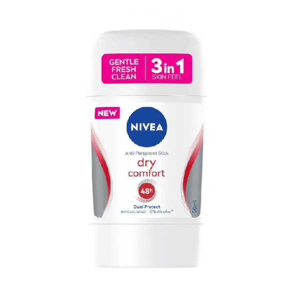 استیک ضد تعریق زنانه نیوا NIVEA مدل DRY COMFORT حجم 50 میلی لیتر