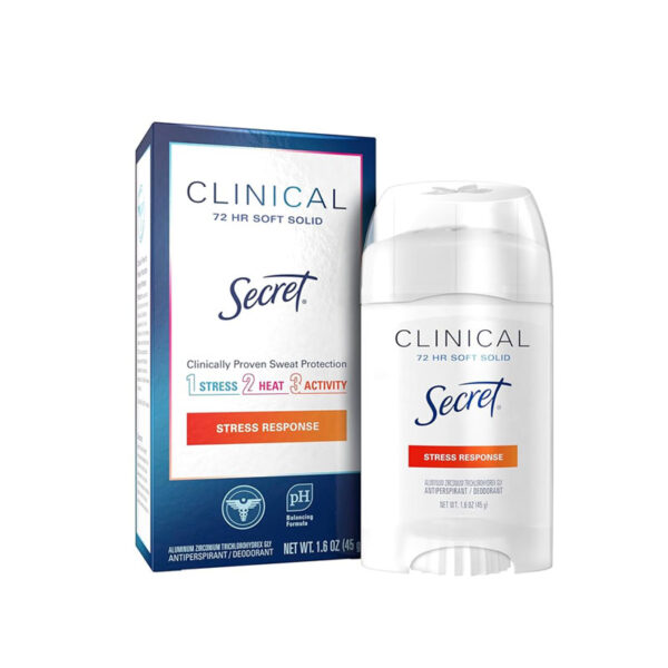 استیک ضد تعریق کلینیکال سکرت SECRET مدل Stress Response (نارنجی) وزن 45 گرم