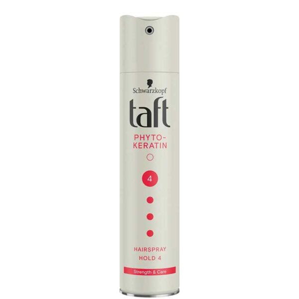 اسپری حالت دهنده مو تافت Taft مدل Keratin (طلایی) حجم 250 میلی لیتر