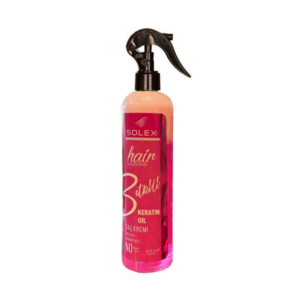 اسپری دوفاز سولکس SOLEX مدل KERATIN OIL حجم 400 میلی لیتر