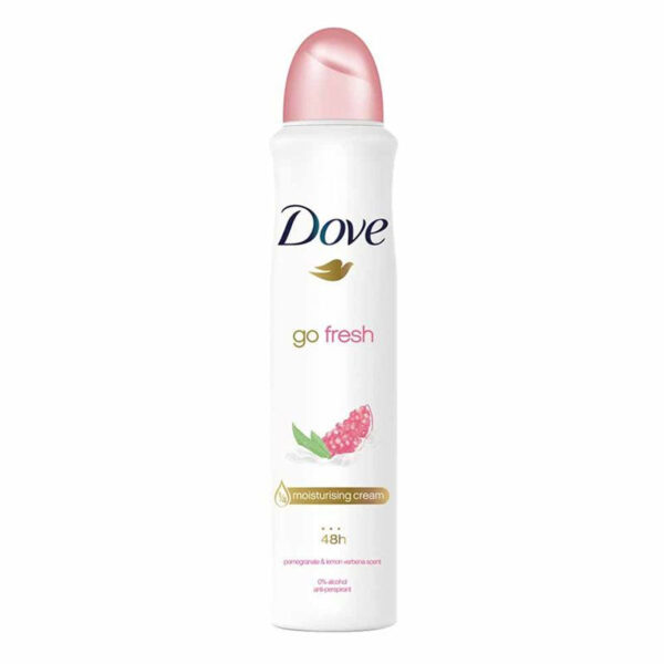 اسپری ضد تعریق زنانه داو Dove مدل Go Fresh (انار) حجم 250 میلی لیتر
