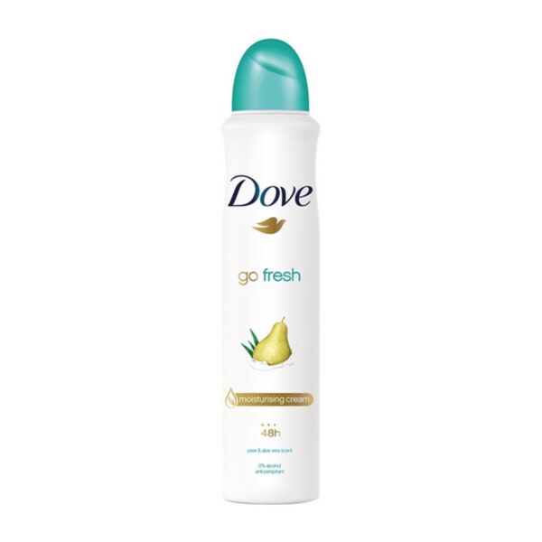 اسپری ضد تعریق زنانه داو Dove مدل Go Fresh (گلابی) حجم 250 میلی لیتر