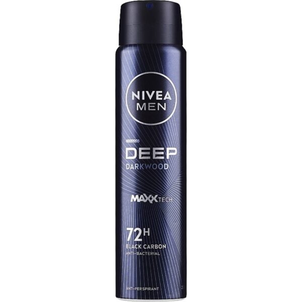 اسپری ضد تعریق مردانه نیوا NIVEA مدل DEEP DARK WOOD حجم 200 میلی لیتر