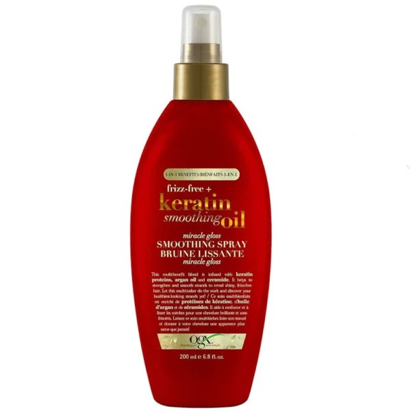 اسپری ضد موخره او جی ایکس OGX مدل KERATIN OIL حجم 200 میلی لیتر