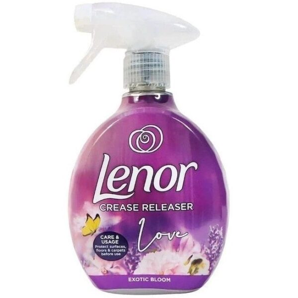 اسپری ضد چروک و خوشبو کننده لباس لنور LENOR مدل EXOTIC BLOOM (بنفش) حجم 500 میلی لیتر