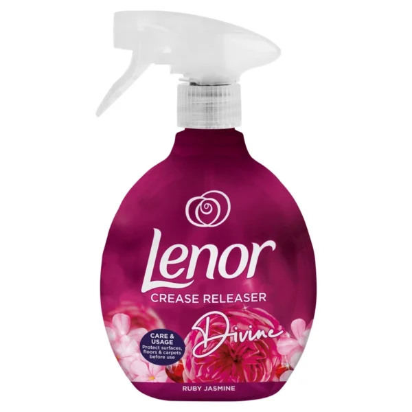 اسپری ضد چروک و خوشبو کننده لباس لنور LENOR مدل JASMINE & RED BERRIES (قرمز) حجم 500 میلی لیتر