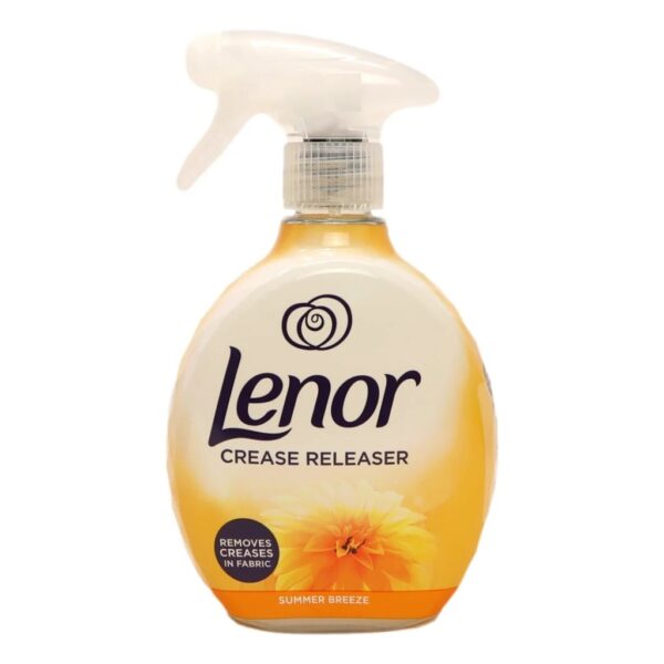 اسپری ضد چروک و خوشبو کننده لباس لنور LENOR مدل SUMMER BREEZEE (زرد) حجم 500 میلی لیتر