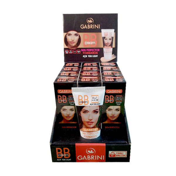 بی بی کرم گابرینی GABRINI سری 8IN1 مدلMEDIUM & LIGHT بسته 12 عددی 6+6 حجم 50 میلی لیتر