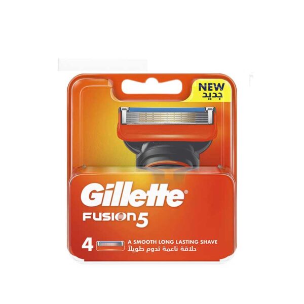 تیغ یدک ژیلت Gillette مدل 5 Fusion بسته 4 عددی