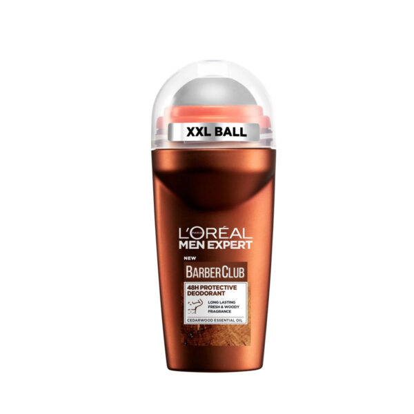 رول ضدتعریق مردانه لورآل Loreal مدل Barber Club (قهوه ای) حجم 50 میلی لیتر