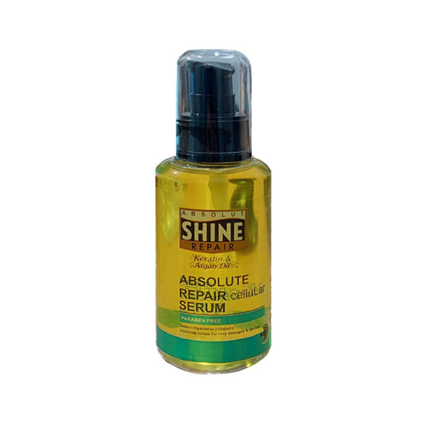 سرم و روغن مو شاین Shine مدل Keratin&Argan oil حجم 125 میلی لیتر