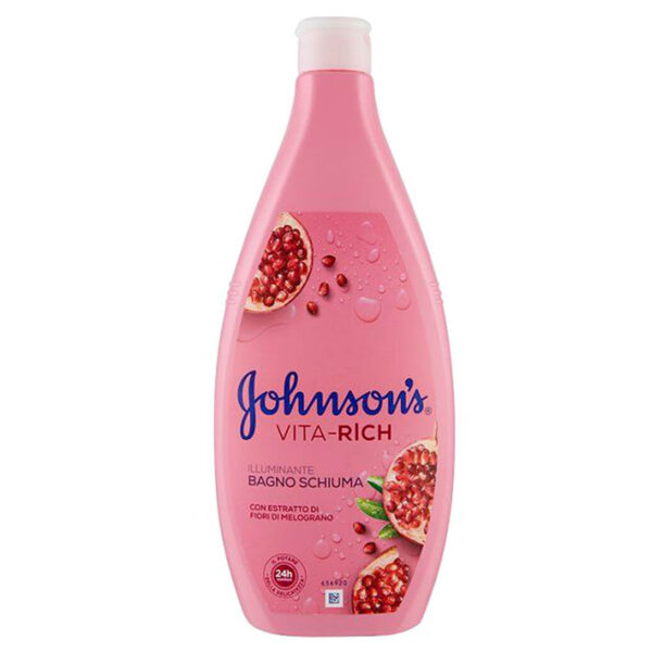 شامپو بدن جانسون Johnson مدل Illuminate (انار) حجم 750 میلی لیتر