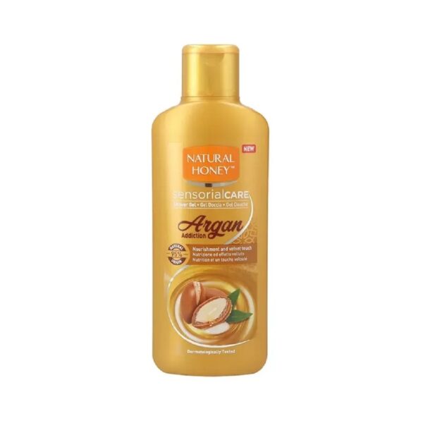 شامپو بدن نچرال هانی NATURAL HONEY مدل ARGAN (طلایی) حجم 650 میلی لیتر