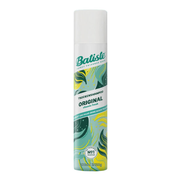 شامپو خشک باتیست Batiste مدل Original (زرد و سبز) حجم 200 میلی لیتر