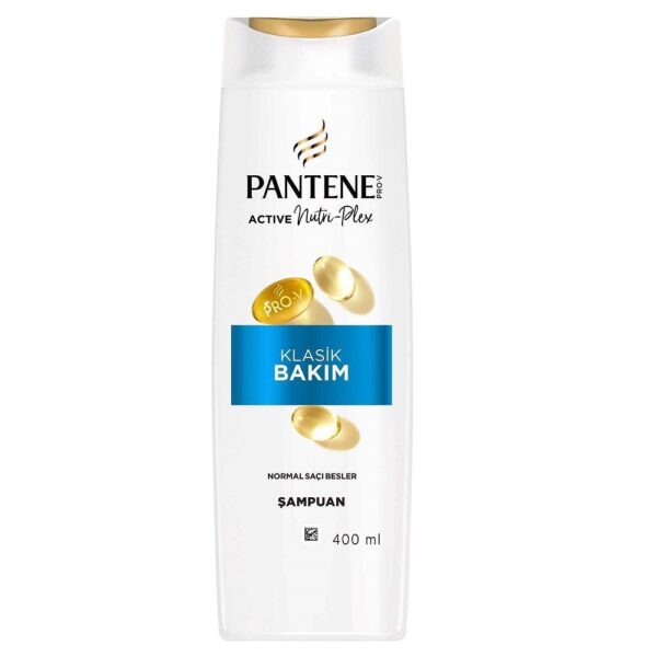 شامپو مو پنتن PANTENE مدل KLASIK BAKIM (آبی) حجم 400 میلی لیتر