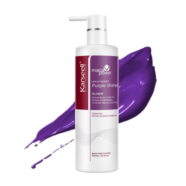 شامپو مو کارسل KARSEELL مدل PURPLE حجم 500 میلی لیتر