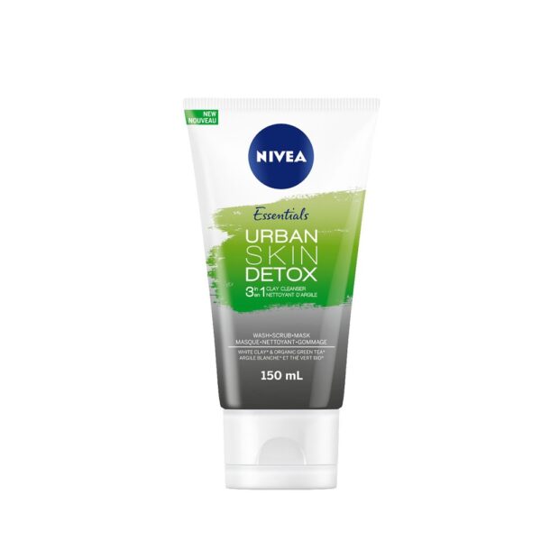 ماسک سه کاره تیوپی نیوآ Nivea مدل Urbun Skin Detox حجم 150 میلی لیتر