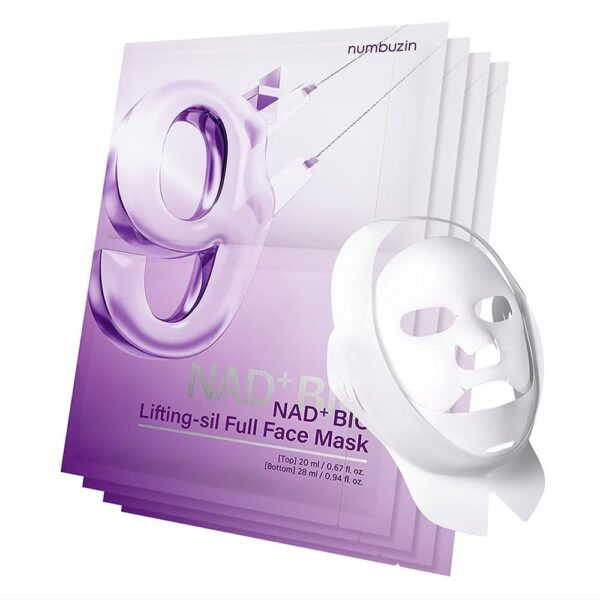 ماسک صورت ورقه ای نامبوزین NUMBUZIN مدل LIFTING & GLOWING بسته 4 عددی