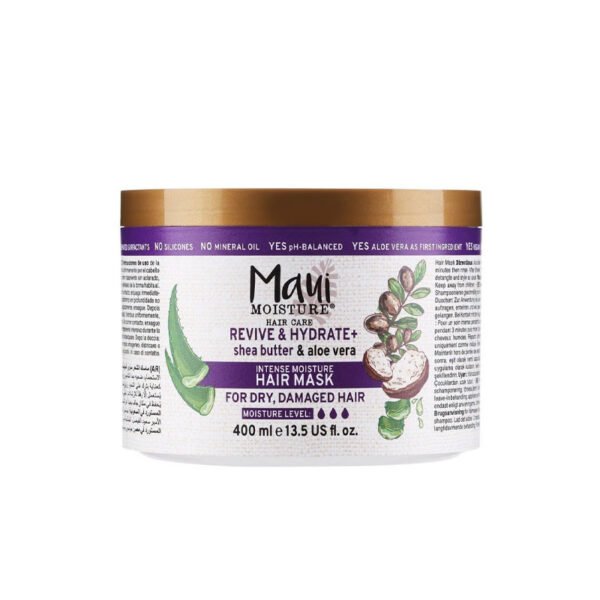 ماسک مو فاقد سولفات مائویی Maui مدل Shea Butter (بنفش) وزن 340 گرم