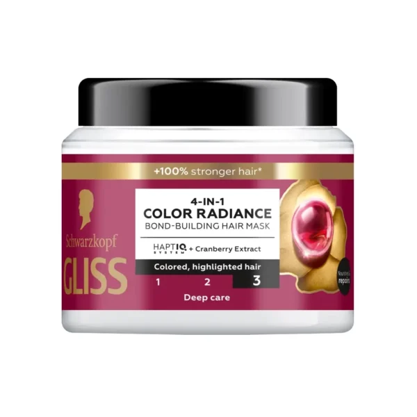 ماسک مو گلیس GLISS مدل Colour Radiance حجم 400 میلی لیتر