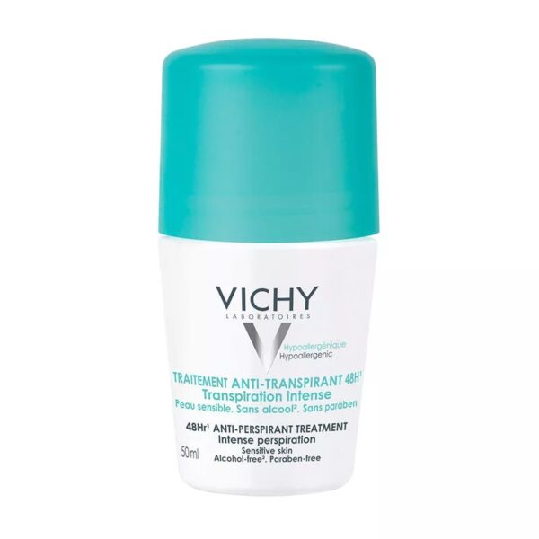 مام رول ضد تعریق ویشی VICHY مدل TRANSPIRATION INTENSE (در سبز) حجم 50 میلی لیتر