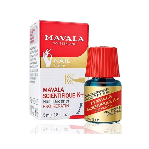 محلول تقویت کننده ناخن ماوالا MAVALA مدل +SCIENTIFIQUE K حجم ۵ میلی لیتر