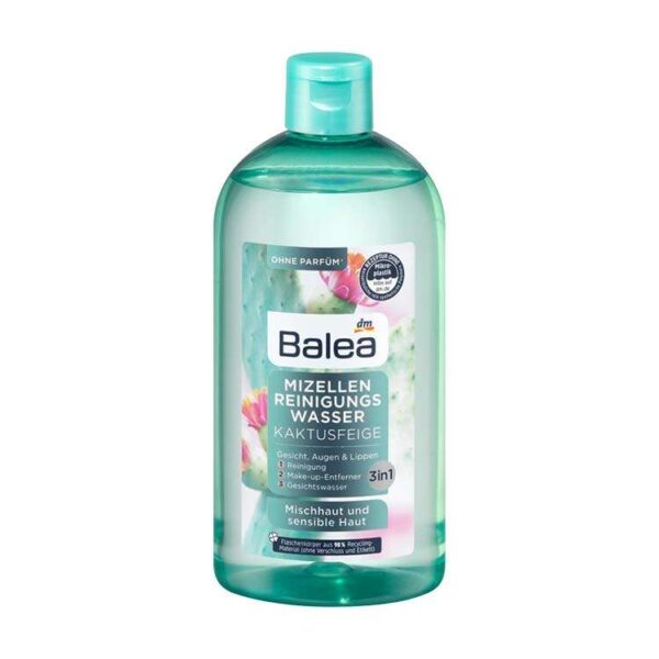 میسلار باله آ BALEA مدل KAKTUSFEIGE (پوست مختلط و حساس) حجم 400 میلی لیتر