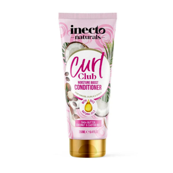 نرم کننده مو فر اینکتو Inecto مدل Curl Club حجم 250 میلی لیتر