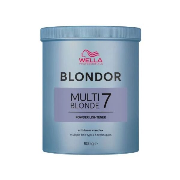 پودر دکلره روشن کننده ولا Wella سری Multi blonde شماره 7 وزن 800 گرم