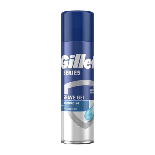 ژل اصلاح ژیلت Gillette مدل SERIES Moisturizing x3 حجم 200 میلی لیتر