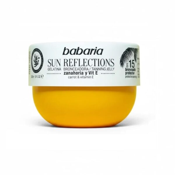 ژل برنزه کننده بدن هویج باباریا BABARIA مدل CARROT SPF15 حجم 300 میلی لیتر
