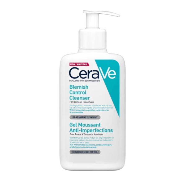 ژل شست و شوی صورت سراوی Cerave مدل Blemish Control حجم 236 میلی لیتر