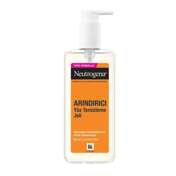 ژل شست و شوی صورت نیتروژنا NEUTROGENA مدل ARINDIRICI حجم 200 میلی لیتر