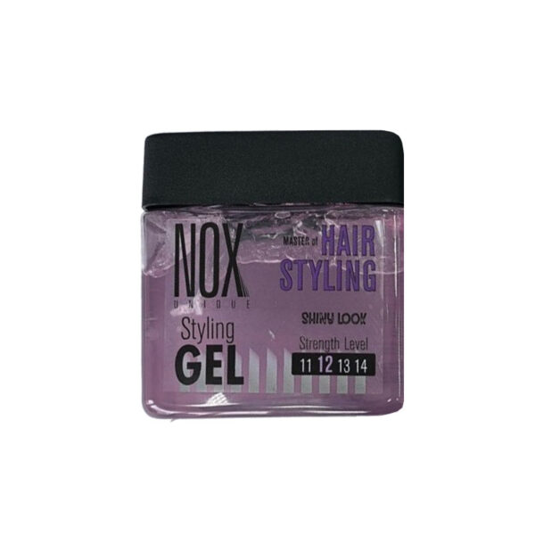 ژل مو کاسه ای نوکس NOX شماره 12 مدل STYLING (بنفش) حجم 350 میلی لیتر