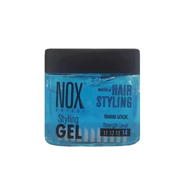ژل مو کاسه ای نوکس NOX شماره 14 مدل STYLING (آبی) حجم 350 میلی لیتر