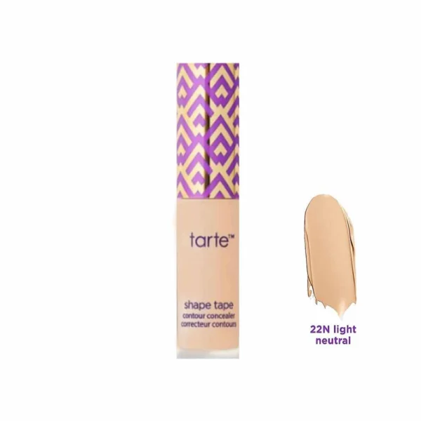 کانسیلر تارت TARTE مدل Shape Tape شماره ۲۲N LIGHT NEUTRAL حجم ۱۰ میلی لیتر