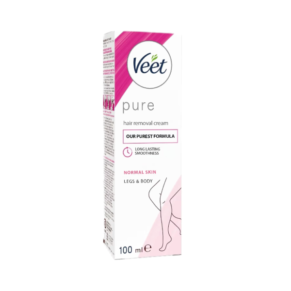 کرم موبر ویت VEET سری PURE مدل NORMAL SKIN (صورتی) حجم 100 میلی لیتر