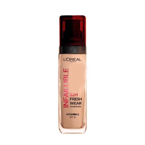 کرم پودر لورآل Loreal مدل 32H Infallible شماره 145 حجم 30 میلی لیتر